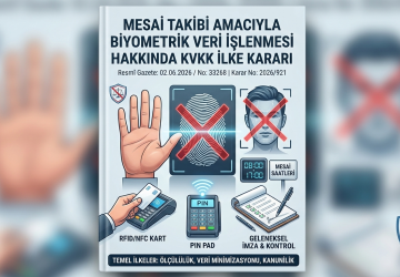 KVKK’dan Mesai Takibinde Biyometrik Veri İşlenmesine İlişkin İlke Kararı 